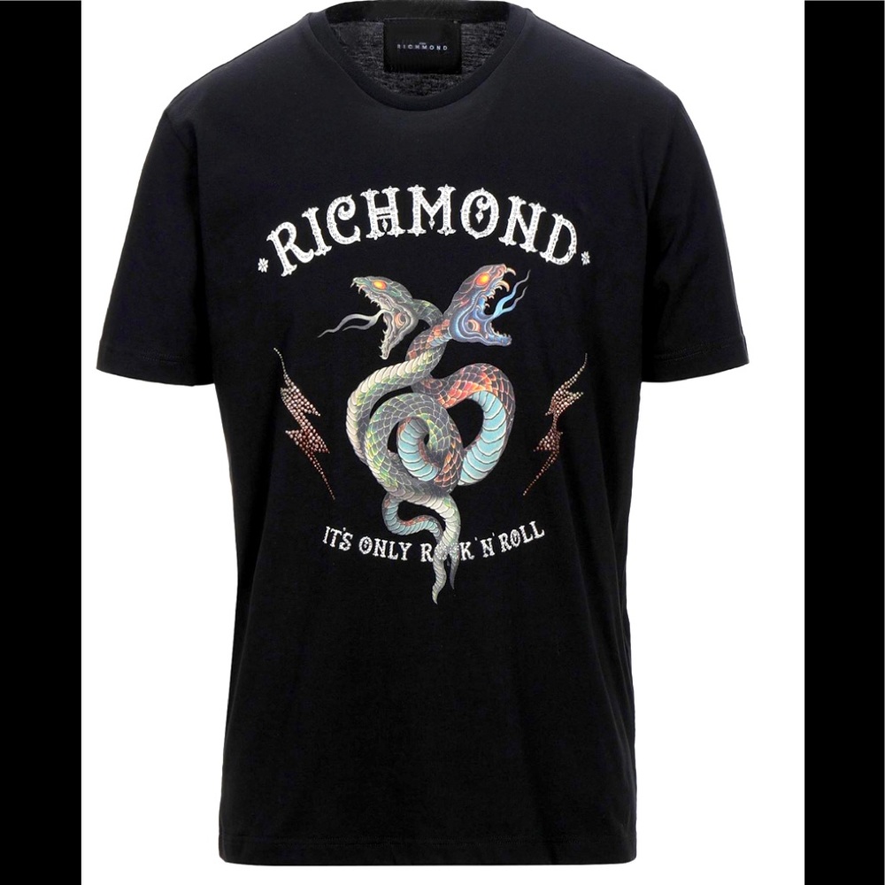 NWT JOHN RICHMOND ITS ONLY ROCK N ROLL T-SHIRT| XXL
